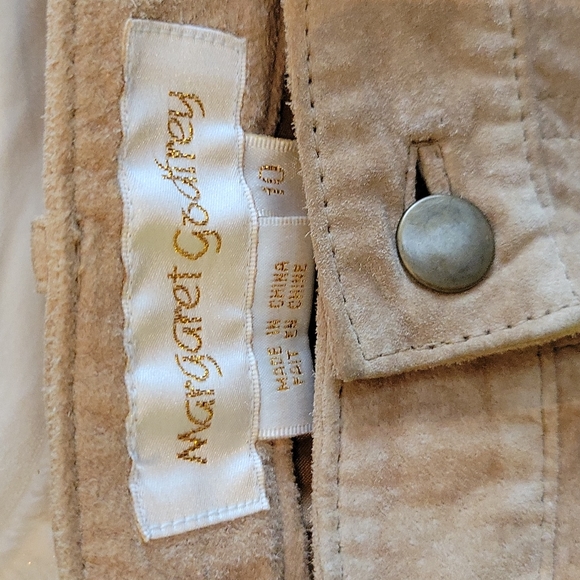 1990's Margaret Godfrey Suede Pants - Picture 5 of 8